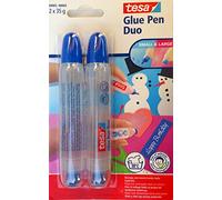 Tesa Glue Pen Duo per bricolage con apertura piccola e grande, 2 x 35 g