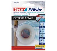 Tesa Guarnizione Auto amalgamâtes silicone 2,5 m x 19 mm, bianco, 56064
