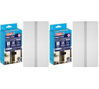 tesa INSECT STOP H&L Fly Screen Premium for Doors - zanzariera porta con nastro a strappo, rimovibile, antracite - 120 x 250 cm (Confezione da 2)