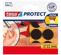 tesa K12389 Feltrini Adesivi AntiGraffio, 22 mm, Braun
