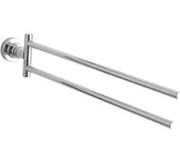 Porta asciugamani tesa Luup, metallo cromato, autoadesivo, tecnologia di montagg