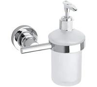 Tesa Luup Portasapone, Metallo Cromato, Autoadesivo, Tecnologia di Montaggio Adesiva, 52mm x 150mm x 120mm