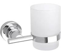 Tesa Luup Portarotoli Carta Igienica Extra, Metallo Cromato, Autoadesivo, Tecnologia di Montaggio Adesiva, 50mm x 175mm x 70mm