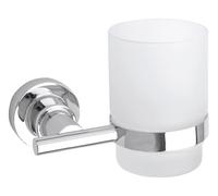 Tesa Luup Portarotoli Carta Igienica Extra, Metallo Cromato, Autoadesivo, Tecnologia di Montaggio Adesiva, 50mm x 175mm x 70mm