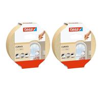 tesa Masking Tape Curves - Curved tape with extra strong crepe for masking curve