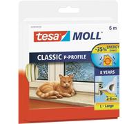 TESA 05390 BR - Guarnizione in gomma Tesamoll® profilo P, 6 m, marrone