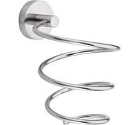 Tesa Moon Bicchiere e Porta Dentifricio, Look Acciaio Inox, Autoadesivo, Tecnologia di Montaggio Adesiva, 95mm x 67mm x 107mm