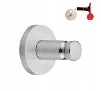 TESA MOON Gancio autoadesivo per bagno, in metallo cromato, fino a 5 kg