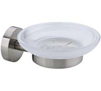 TESA - MOON PORTASAPONE 11 CM CROMO SATINATO