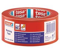 Tesa - Nastro adesivo di delimitazione, 50 mm x 33 m, colore: Rosso