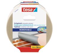 tesa Nastro Adesivo Doppio Strato Facile Rimozione 50mm x 25m Trasparente