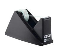 Tesa tesafilm nastro adesivo eco & crystal - Nastro adesivo trasparente in PET riprocessato - universale, extra forte - Incluso robusto dispenser nastro adesivo - 1 rotolo da 10 m x 19 mm