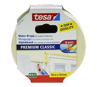 Tesa, Nastro Adesivo Premium Classic 19Mm, 30Mm, 50Mm - 50M, Bordi Puliti