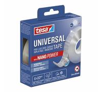 Nastro biadesivo con nano power Tesa® Universal 3x300 cm trasparente Trasparente
