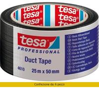 Nastro americano tesa basic nero mm.50x25mt - 6 pz