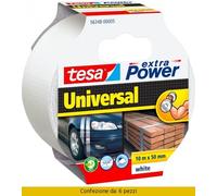 Nastro americano extra power mm 50x10mt bianco - 6 pz