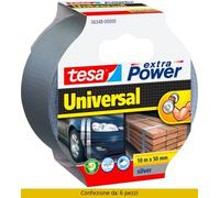 Nastro americano extra power mm 50x10mt grigio - 6 pz