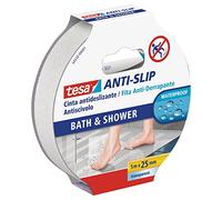 Tesa nastro antisdrucciolo adesivo per bagno e doccia mm. 25x5 mt. col. traspare