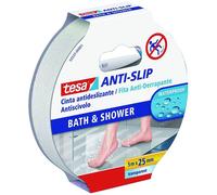 Tesa NASTRO ANTISDRUCCIOLO ADESIVO PER BAGNO E DOCCIA mm. 25x5 mt. col. Traspare