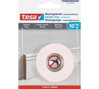 tesa nastro biadesivo 19 mm x 1,5 m bianco