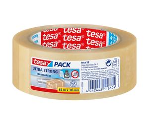 tesa Nastro da imballaggio in PVC di alta qualità, ultra resistente trasparente