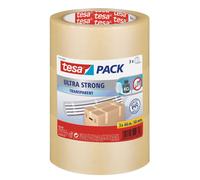 TESA 51124-07 - Tesapack® Ultra Strong, 66 m x 50 mm, trasparente, 3 rotoli