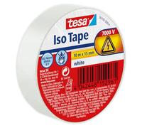 Tesa Nastro Isolante, 10M X 15Mm, Bianco | Nastro di Riparazione Resistente al Calore per Cavi Elettrici - Per Isolare, Raggruppare e Fissare i Cavi in Modo Sicuro