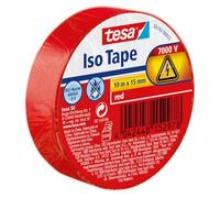 tesa® Nastro isolante, 10m x 15mm, Rosso