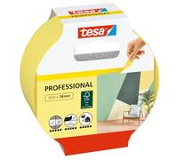 tesa Nastro per Mascherature Professional - Nastro da pittura in sottile carta Washi per mascherature precise durante la verniciatura - Per interni ed esterni - 25 m x 38 mm