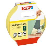 tesa Nastro per Mascherature Professional - Nastro da pittura in sottile carta Washi per mascherature precise durante la verniciatura - Per interni ed esterni - 25 m x 25 mm