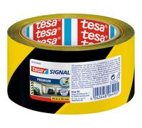 tesa Nastro segnaletico PREMIUM in PVC gelb / schwarz / gelb