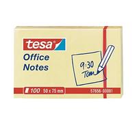 Tesa Office Notes - Foglietti adesivi, 50 x 75 mm, colore: Giallo