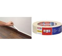Tesa Painter Crepe 4348 cinghia di copertura di carta standard, 19 mm x 50m leggermente schizzinato, consente la produzione di NEW
