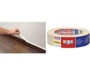 Tesa Painter Crepe 4348 cinghia di copertura di carta standard, 19 mm x 50m leggermente schizzinato, consente la produzione di NEW