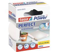 tesa PERFECT 56343-00035-03 Nastro in tessuto tesa® extra Power Bianco (L x L)