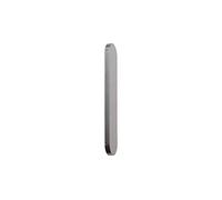 TESA plaque aveugle pour garniture antipaniques à mortaiser, acier inoxydable AISI 316, compatible avec serrures CF60, vis incluses