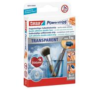 TESA PLASTRY POWERSTRIPS DECO 8szt. 1kg PRZEZROCZYSTE