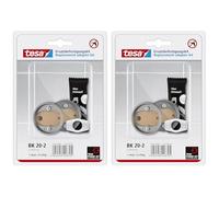 tesa Power.Kit BK20-2 Adattatore, kit di ricambio autoadesivo, anello in zama, diametro 41mm, altezza 8mm (Confezione da 2)