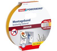 TESA 55741 - Nastro di montaggio tesa Powerbond® da interni, 5,0 m x 19 mm
