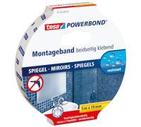 Nastro biadesivo per specchi Tesa Powerbond - 5 mt x 19 mm - bianco - Tesa