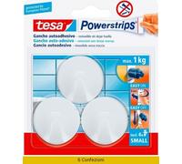 Powerstrips 3 Ganci Tondi Bianchi Confezioni 6 Tesa 57577-00001-01