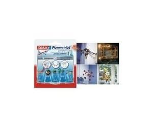 tesa Powerstrips DECO HOOK forza di tenuta max. 02 kg trasparente resistente ai raggi UV il gancio decorativo può essere riuti