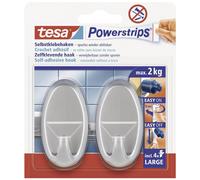 TESA 58063 - Ganci tesa® Powerstrip® cromato ovale grande