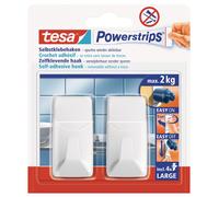tesa Powerstrips Haken L rechteckig weiB NUOVO