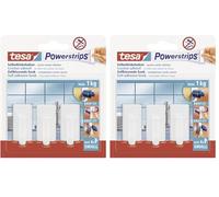 Tesa Powerstrips Hooks Small CLASSIC (Confezione da 2)