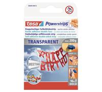 tesa POWERSTRIPS® Nastro biadesivo Trasparente Contenuto: 16 pz.