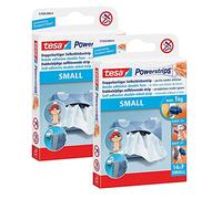 tesa Powerstrips – Strisce piccole per max 1 kg, 14 strisce, 2 confezioni
