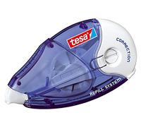 tesa Roller Correttore ecoLogo - Cancellina ecologica a nastro - Correzione a secco per sovrascrittura immediata - Design trasparente - Confezione da 2 pezzi - 14 m x 4,2 mm