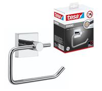 Tesa Scopino Wc Ekkro, Metallo Cromato Lucido, Tecnologia Autoadesiva di Montaggio, 390mm x 116mm x 147mm