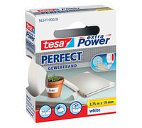 Tesa-Set di 10nastri telata Adesivo Extra Power 19mm x 2,75m bianco